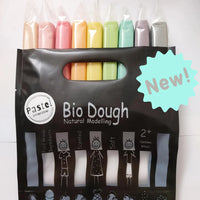 Bio Dough | Pastel Limited Edition Bag | All Natural, Eco-Friendly, Kids Dough for Sensory Play | 9 Fun Colours and Scents