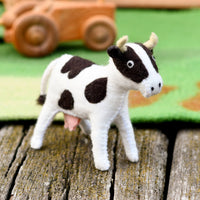 Tara Treasures Felt Cow Farm Animal Toy