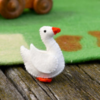 Tara Treasures Felt Goose Farm Animal Toy