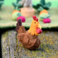 Tara Treasures Felt Chicken Farm Animal Toy
