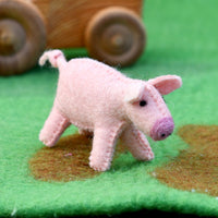 Tara Treasures Felt Pig Farm Animal Toy