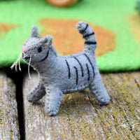 Tara Treasures Felt Cat Farm Animal Toy