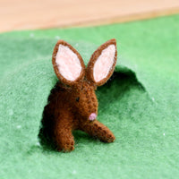 Tara Treasures Felt Rabbit Farm Animal Toy