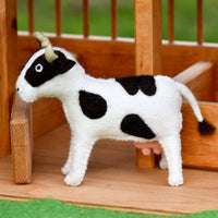 Tara Treasures Felt Cow Farm Animal Toy