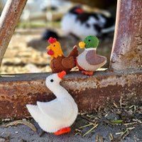 Tara Treasures Felt Chicken Farm Animal Toy