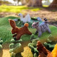 Tara Treasures Felt Rabbit Farm Animal Toy