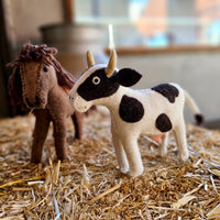 Tara Treasures Felt Horse Farm Animal Toy