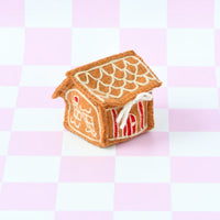 Tara Treasures Felt Gingerbread House - Red Door