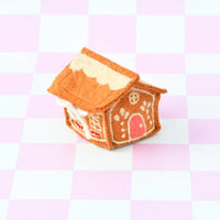 Tara Treasures Felt Gingerbread House - Pink Door