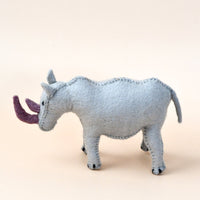 Tara Treasures Felt Rhinoceros Soft Toy For Safari Play