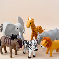 Tara Treasures Felt Lion Soft Toy For Safari Play