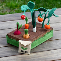 Tara Treasures Grow Your Own Garden - Felt Planter Box With Sprouts And Vegetables