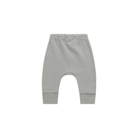 Quincy Mae Drawstring Pant || Dusty Blue