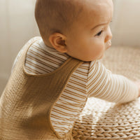 Quincy Mae Baby Overall || Golden