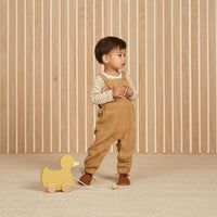 Quincy Mae Baby Overall || Golden