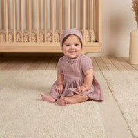 Quincy Mae Brielle Dress || Plum Gingham