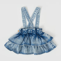Goldie and Ace Riley Rara Denim Suspender Skirt
