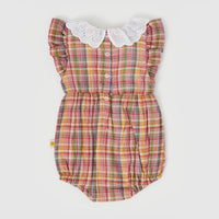 Goldie and Ace Lani Smocked Romper Sweetie Check