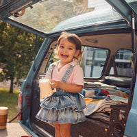 Goldie and Ace Riley Rara Denim Suspender Skirt