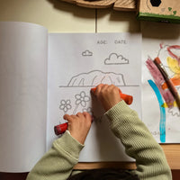 Honeysticks Toddler First Colouring Book - An Aussie Adventure