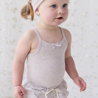 Jamie Kay Organic Cotton Frill Bloomer - Chloe Lavender