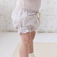 Jamie Kay Organic Cotton Frill Bloomer - Chloe Lavender