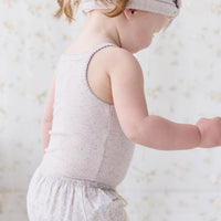 Jamie Kay Organic Cotton Frill Bloomer - Chloe Lavender