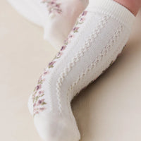 Jamie Kay Cassie Sock - Parchment