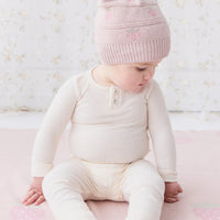 Jamie Kay Organic Cotton Fine Rib Legging - Lily Fleck