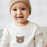 Jamie Kay Pima Cotton Arnold Long Sleeve Top - Cloud Bear