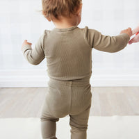 Jamie Kay Organic Cotton Modal Elastane Legging - Oak