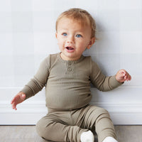 Jamie Kay Organic Cotton Modal Elastane Legging - Oak