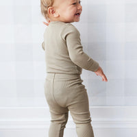 Jamie Kay Organic Cotton Modal Elastane Legging - Oak