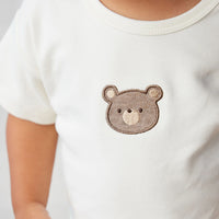 Jamie Kay Pima Cotton Hunter Tee - Cloud Bear