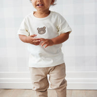 Jamie Kay Pima Cotton Hunter Tee - Cloud Bear