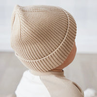 Jamie Kay Leon Knitted Beanie - Fawn