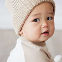 Jamie Kay Leon Knitted Beanie - Fawn