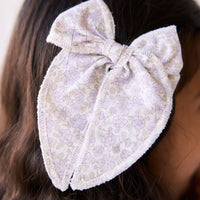 Jamie Kay Organic Cotton Bow - Chloe Lavender
