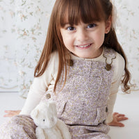 Jamie Kay Jordie Cotton Twill Overall - Chloe Lilac