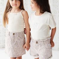 Jamie Kay Alison Twill Skirt - Chloe Lilac
