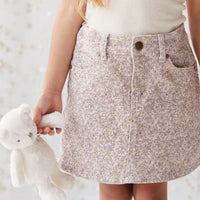 Jamie Kay Alison Twill Skirt - Chloe Lilac