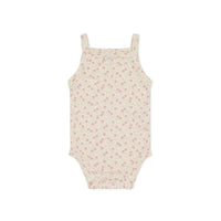 Jamie Kay Organic Cotton Bridget Singlet Bodysuit - Emmy Egret