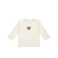 Jamie Kay Pima Cotton Arnold Long Sleeve Top - Cloud Bear