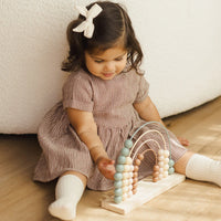 Quincy Mae Brielle Dress || Plum Gingham