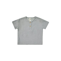 Quincy Mae Henry Top || Blue Gingham