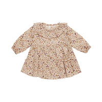 Quincy Mae Ruffle Collar Button Dress || Posy