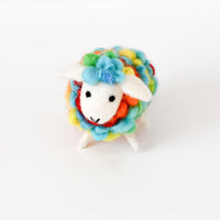 Tara Treasures Felt Rainbow Sheep Toy
