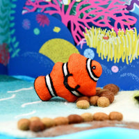 Tara Treasures Felt Clownfish Toy (Coral Reef Fish)