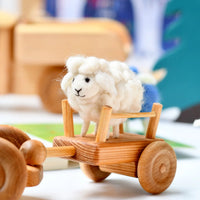 Tara Treasures Felt White Sheep Toy