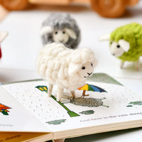 Tara Treasures Felt White Sheep Toy